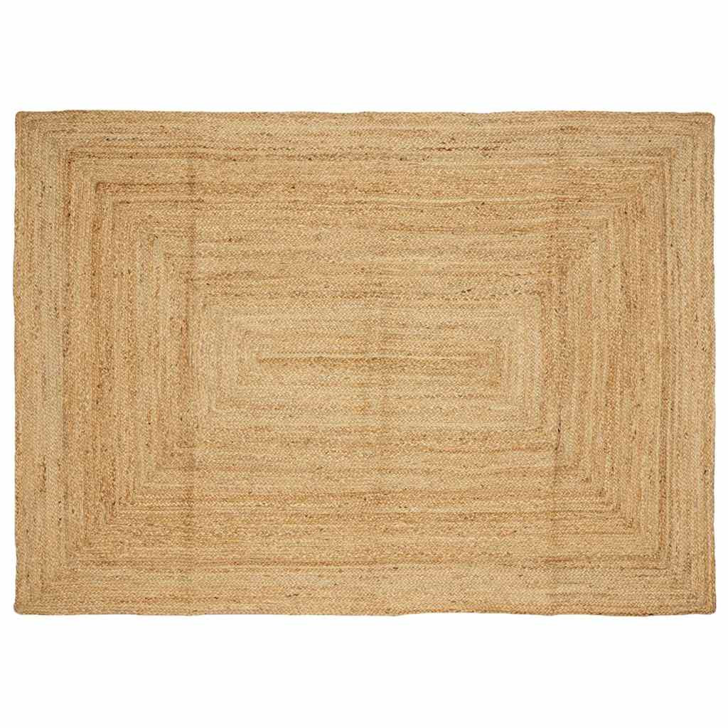 vidaXL Teppich Handgefertigt Jute Natur 160x230 cm