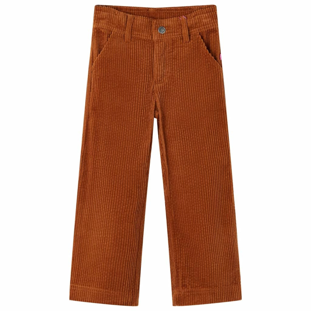 Kinderhose Cord Cognac 104