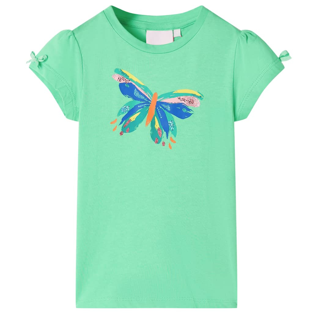 Kinder-T-Shirt Hellgrün 104