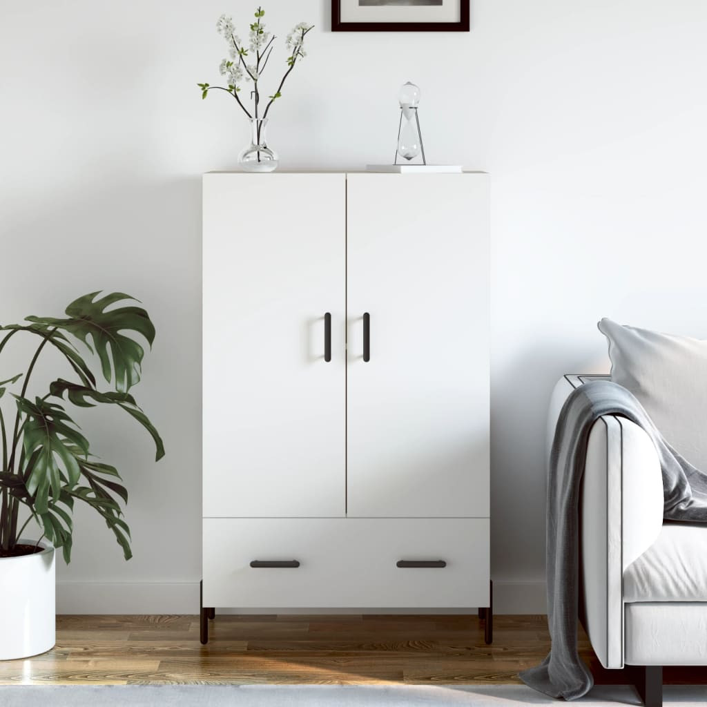 vidaXL Highboard Weiß 69,5x31x115 cm Holzwerkstoff