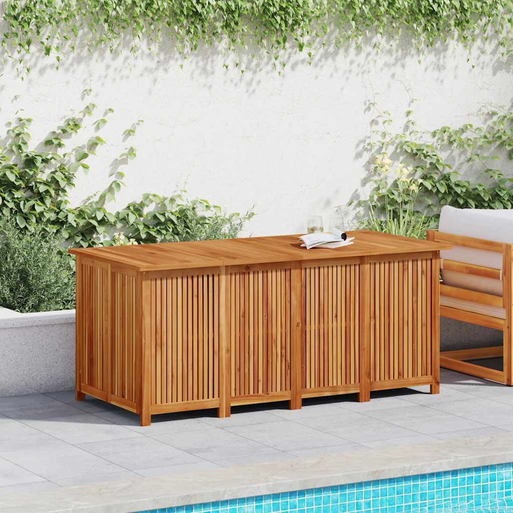 vidaXL Gartenbox 200x80x75 cm Massivholz Akazie