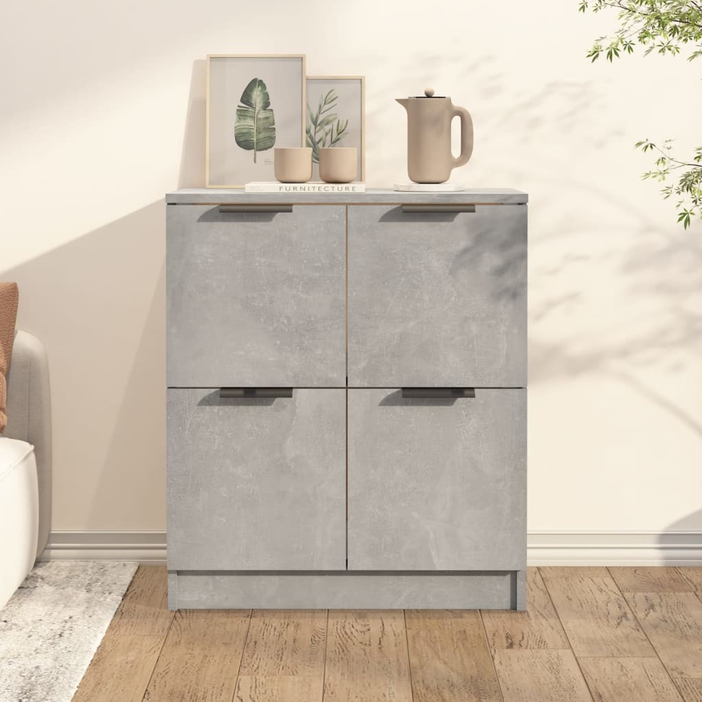 vidaXL Sideboard Betongrau 60x30x70 cm Holzwerkstoff