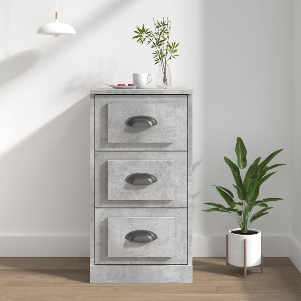 vidaXL Sideboard Betongrau 36x35,5x67,5 cm Holzwerkstoff
