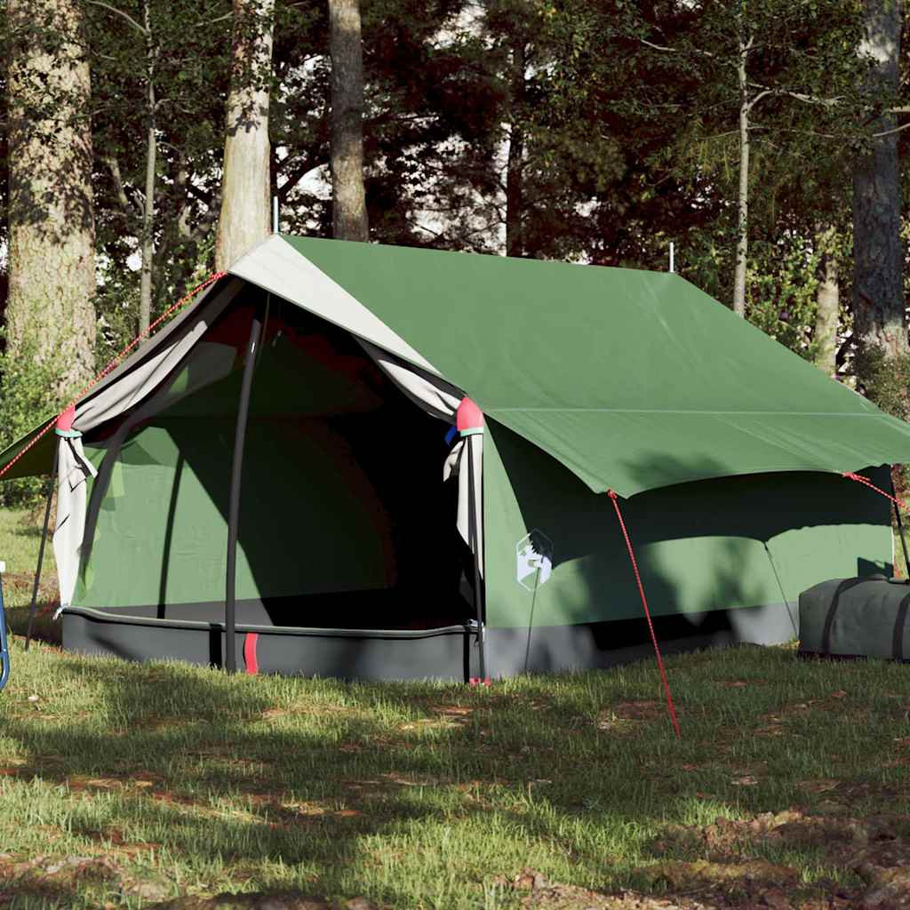 vidaXL Campingzelt 2 Personen Grün Wasserfest