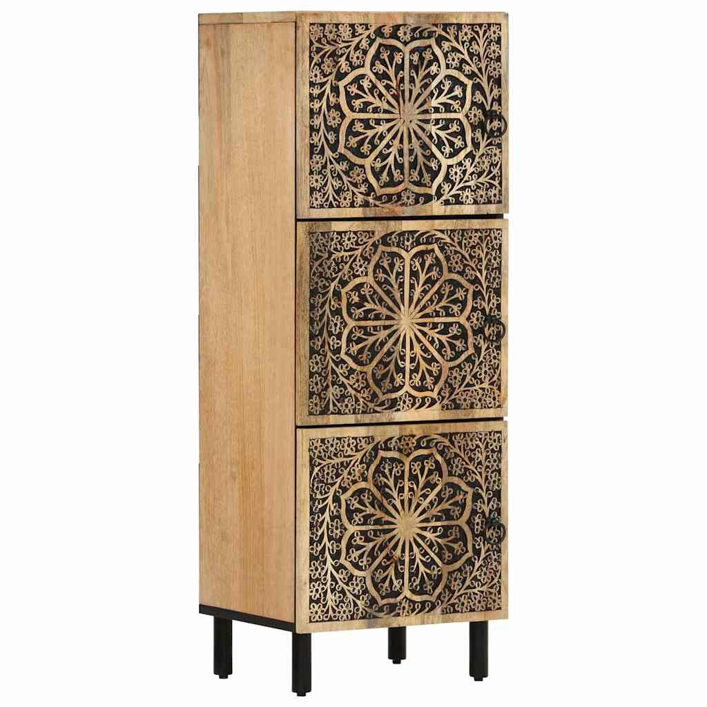 vidaXL Beistellschrank 40x33x110 cm Massivholz Mango