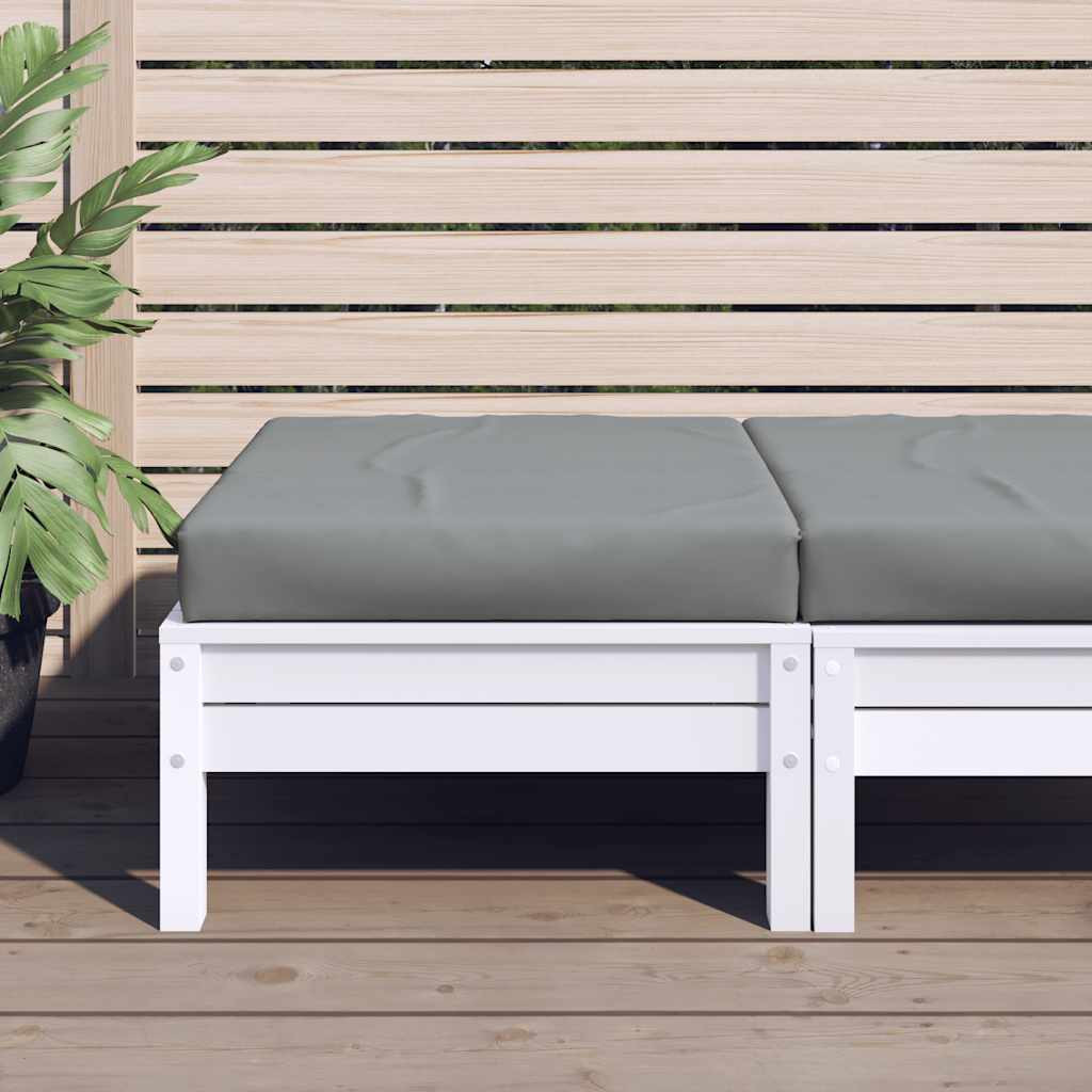vidaXL Palettenkissen Grau 60x60x9,5 cm Oxford-Gewebe