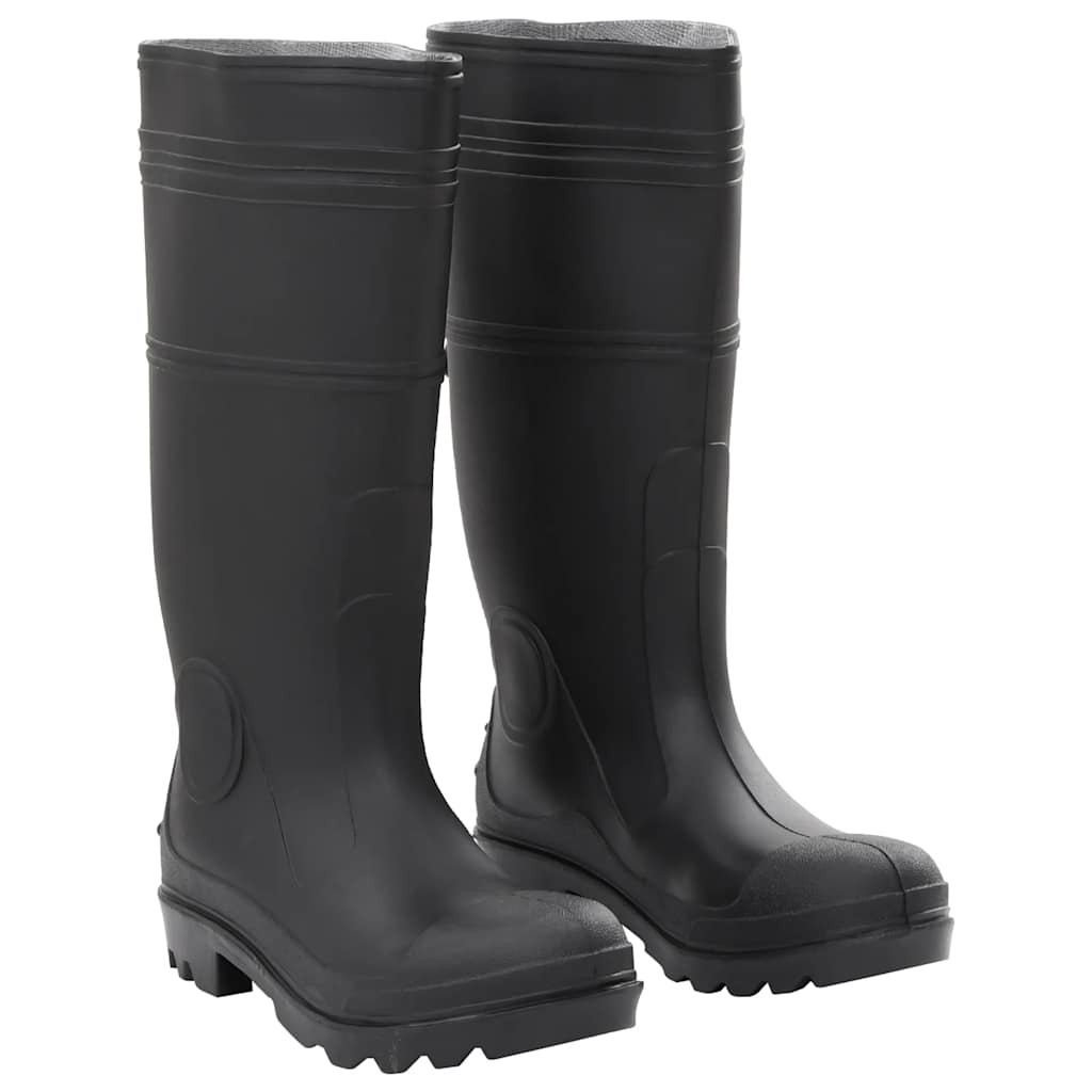 vidaXL Gummistiefel Schwarz Größe 39 PVC