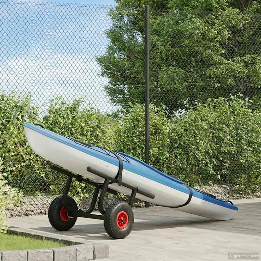 vidaXL Kajak-Trolley 90 kg Aluminium
