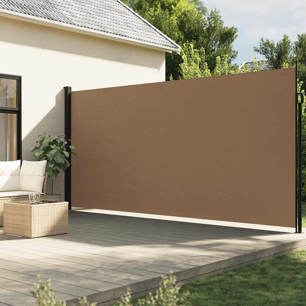 vidaXL Seitenmarkise Ausziehbar Taupe 220x300 cm