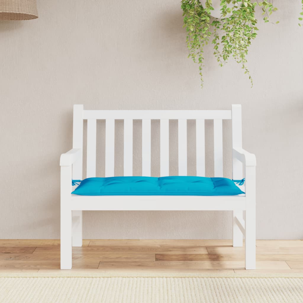 vidaXL Gartenbank-Auflage Hellblau 110x50x7 cm Oxford-Gewebe