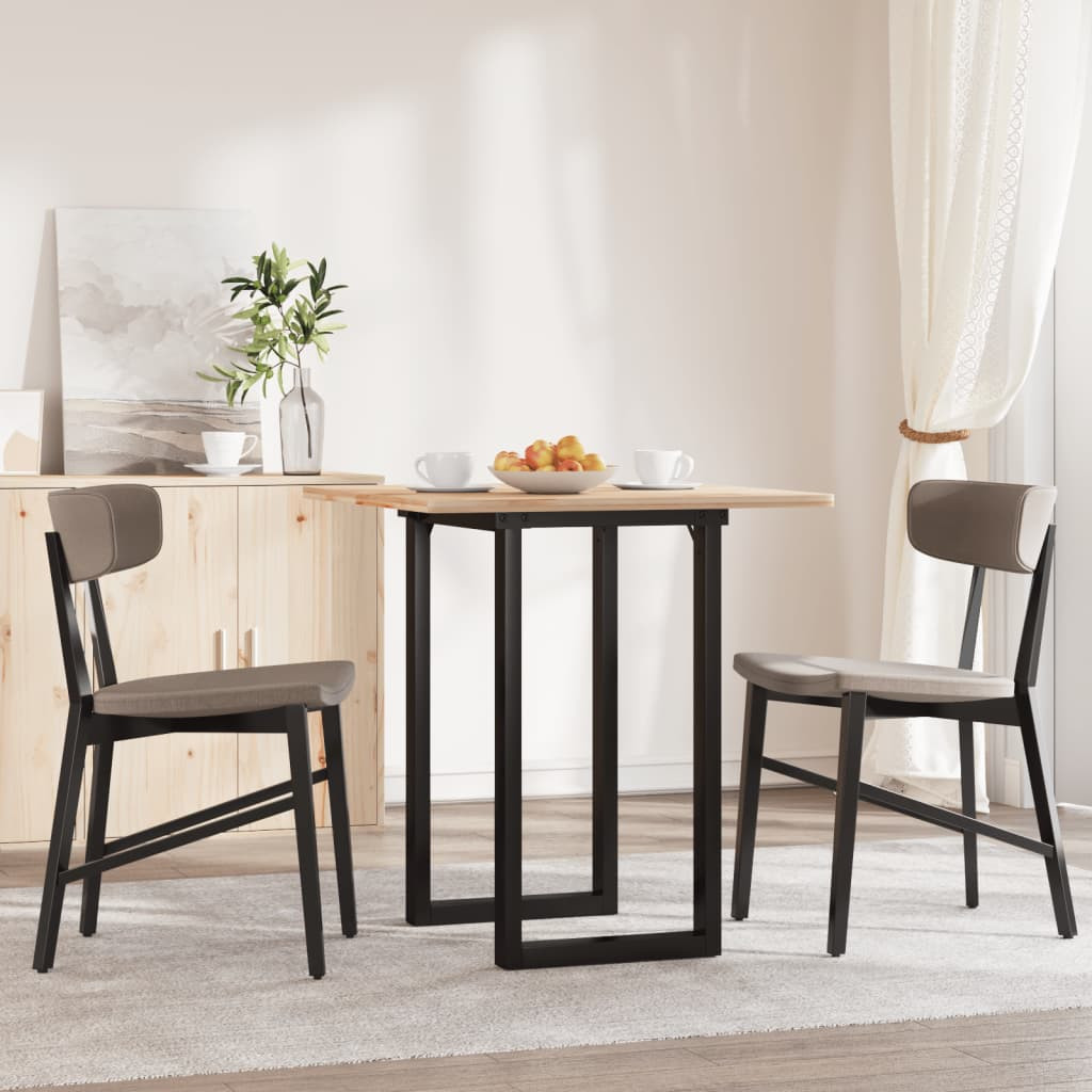 vidaXL Esstisch-Gestell in O-Form 60x50x73 cm Stahl