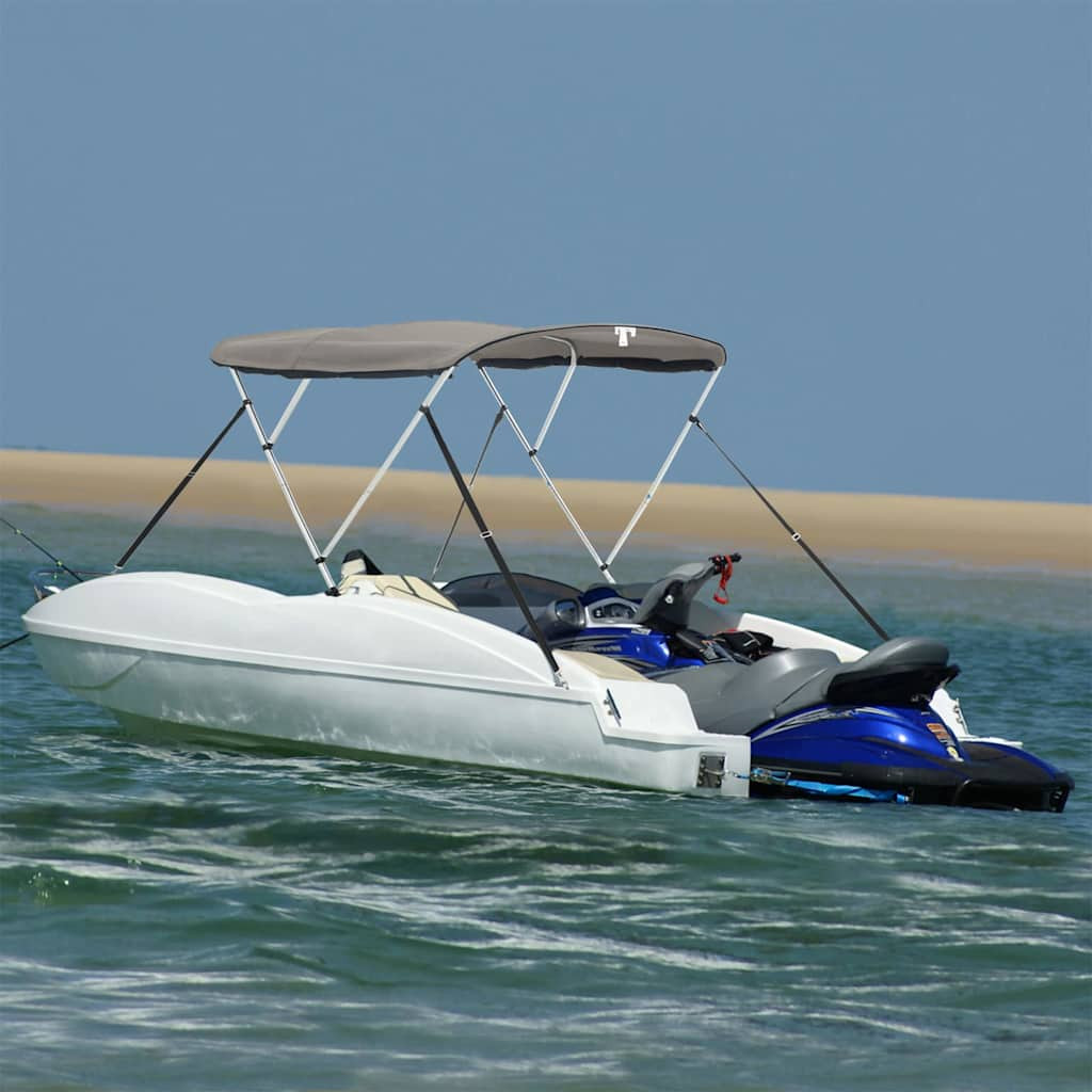 vidaXL 3-Bow Bimini-Top mit Mesh-Seitenteilen 183x(185-198)x137 cm