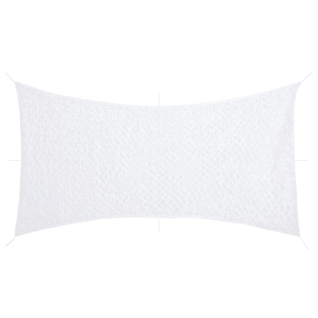 vidaXL Tarnnetz mit Aufbewahrungstasche 516x400 cm Weiß