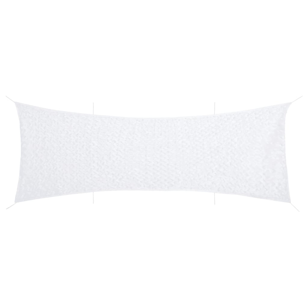 vidaXL Tarnnetz mit Aufbewahrungstasche 753x199 cm Weiß
