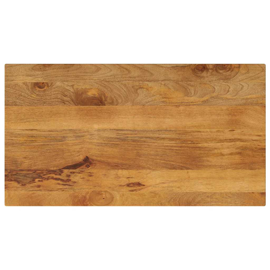 vidaXL Tischplatte 100x60x2,5 cm Rechteckig Massivholz Mango