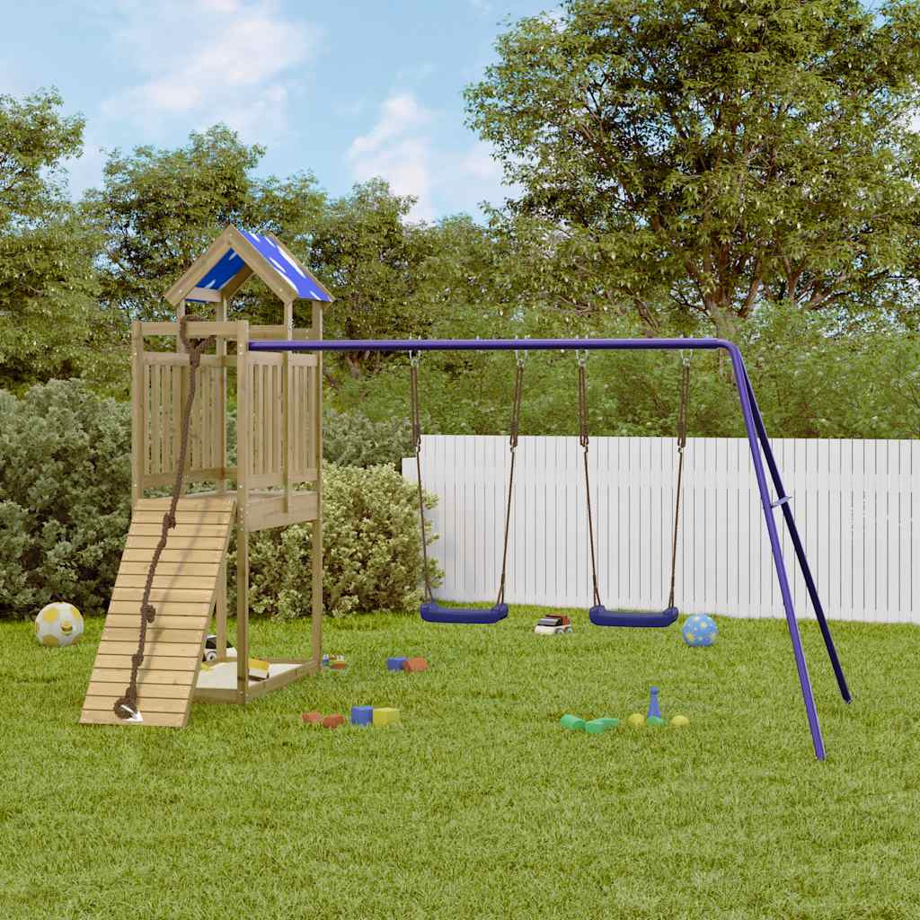 vidaXL Spielturm Imprägniertes Kiefernholz
