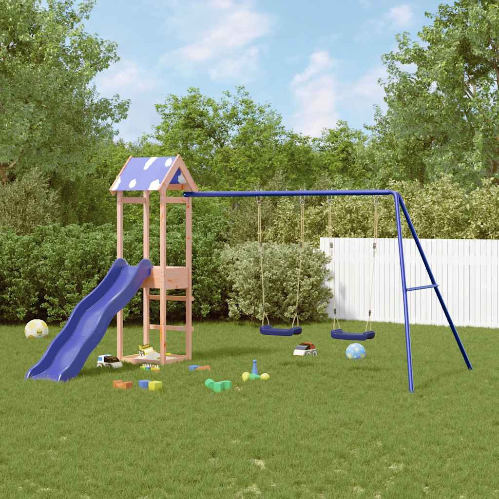 vidaXL Spielturm Massivholz Douglasie