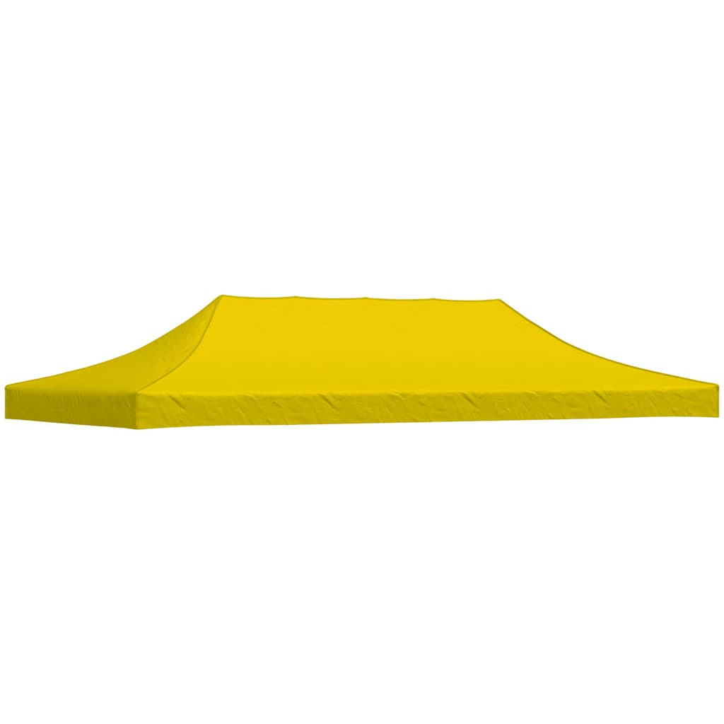 vidaXL Partyzelt-Dach 6x3 m Gelb 270 g/m²