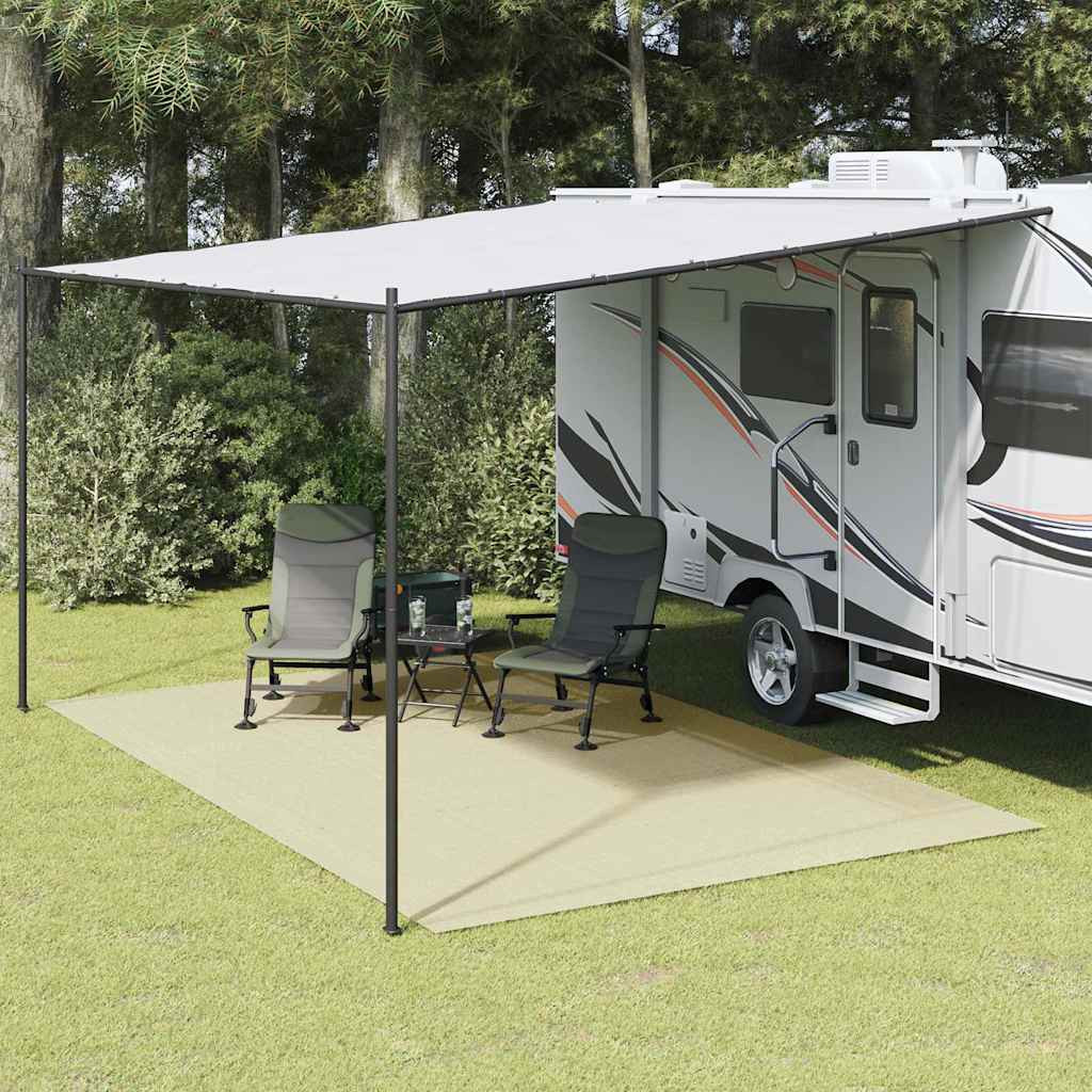 vidaXL Zeltteppich Creme 6x3 m
