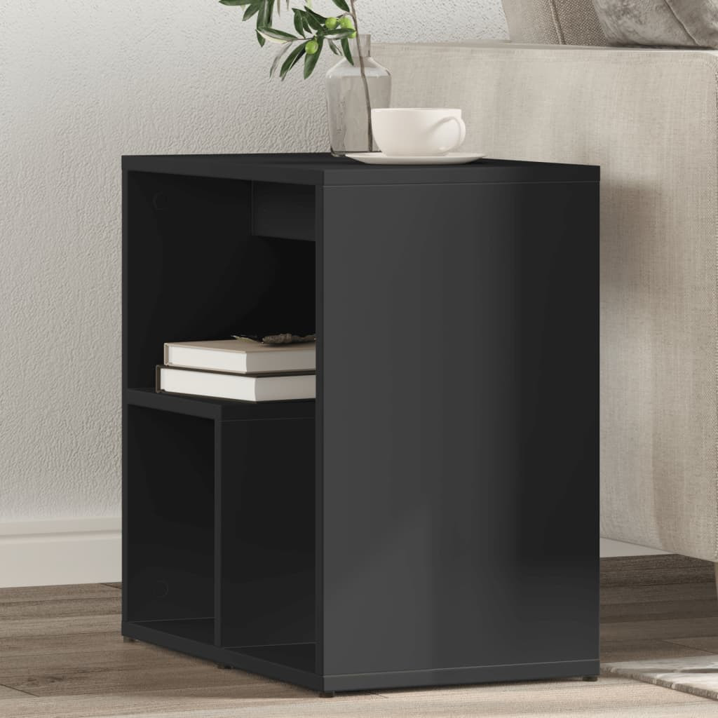 vidaXL Beistelltische 2 Stk. Schwarz 50x30x50 cm Holzwerkstoff
