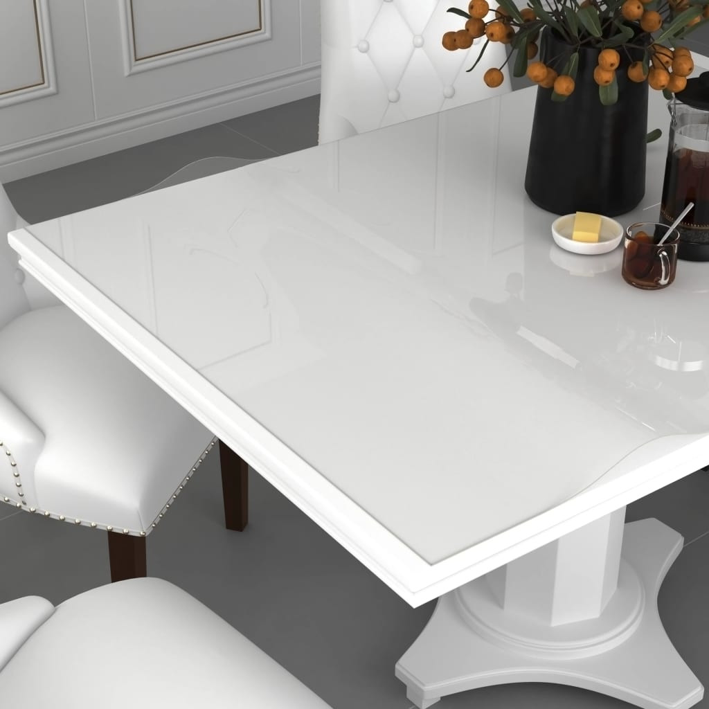 vidaXL Tischfolie Transparent 100x60 cm 1,6 mm PVC