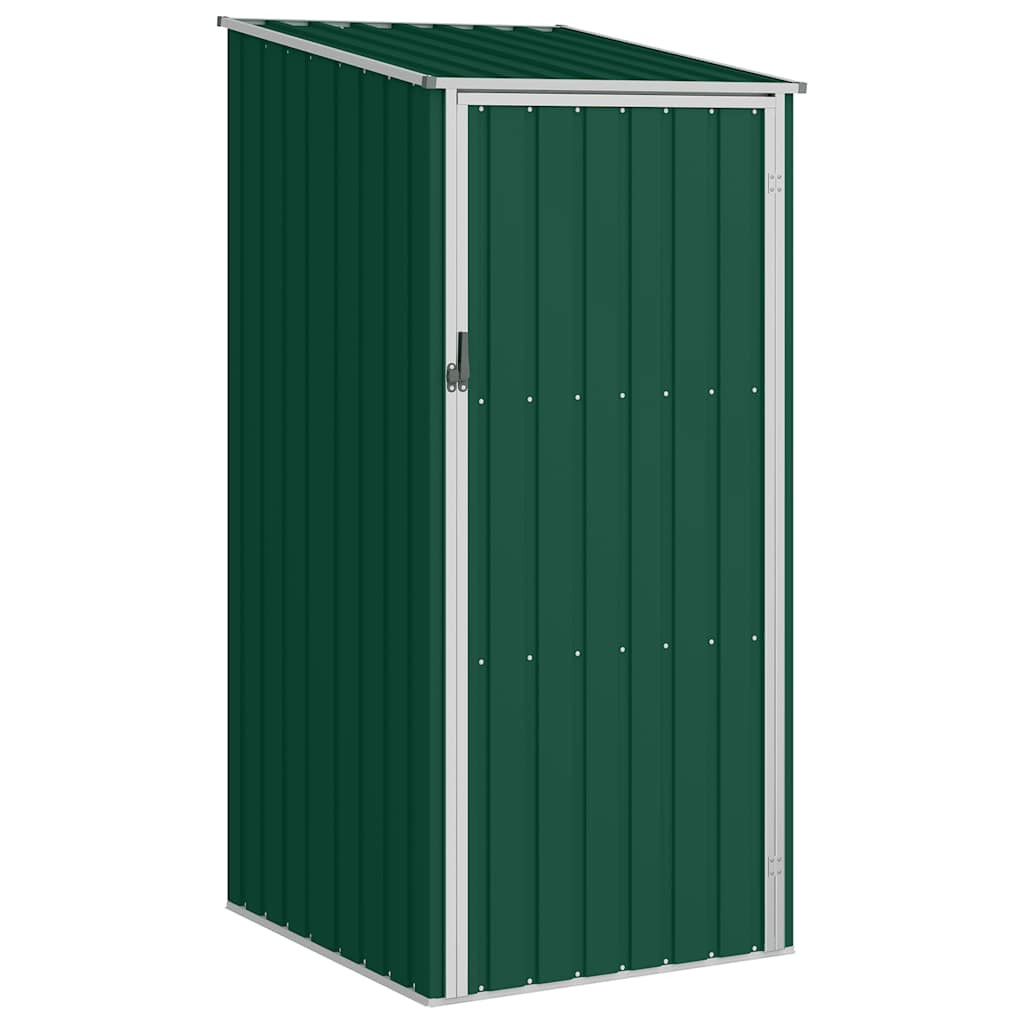 vidaXL Gerätehaus Grün 87x98x159 cm Verzinkter Stahl