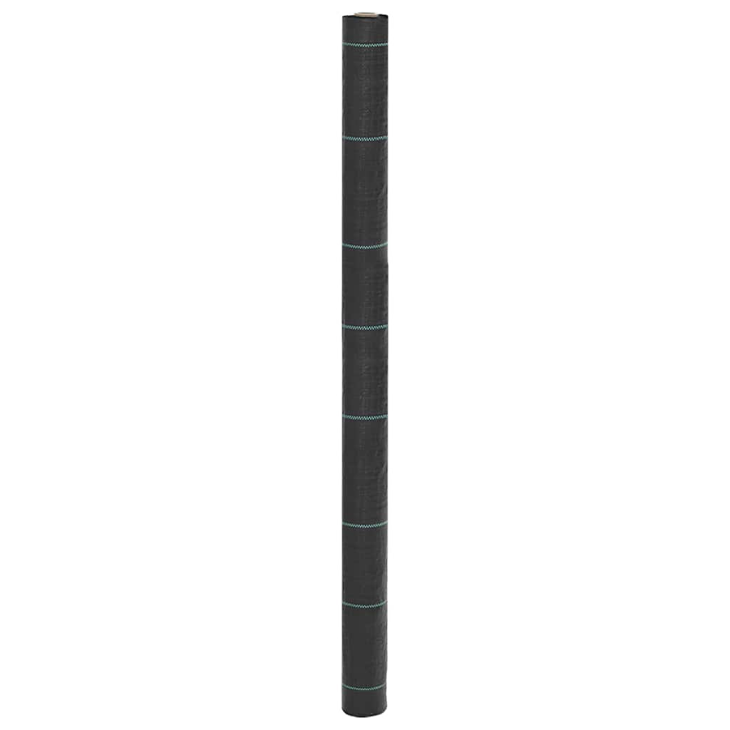 vidaXL Unkrautmembran Schwarz 1,5 x 100 m PP