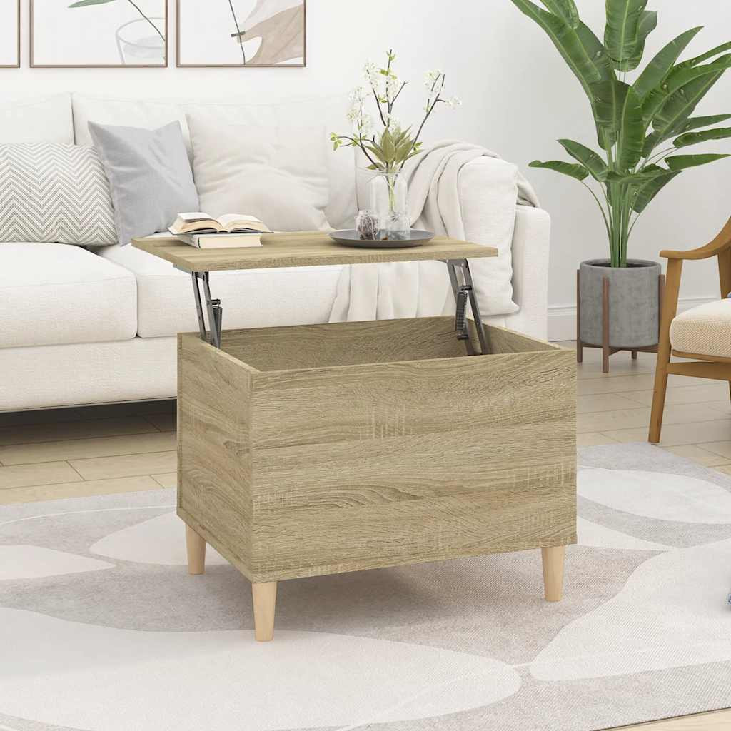 vidaXL Couchtisch Sonoma-Eiche 60x44,5x45 cm Holzwerkstoff