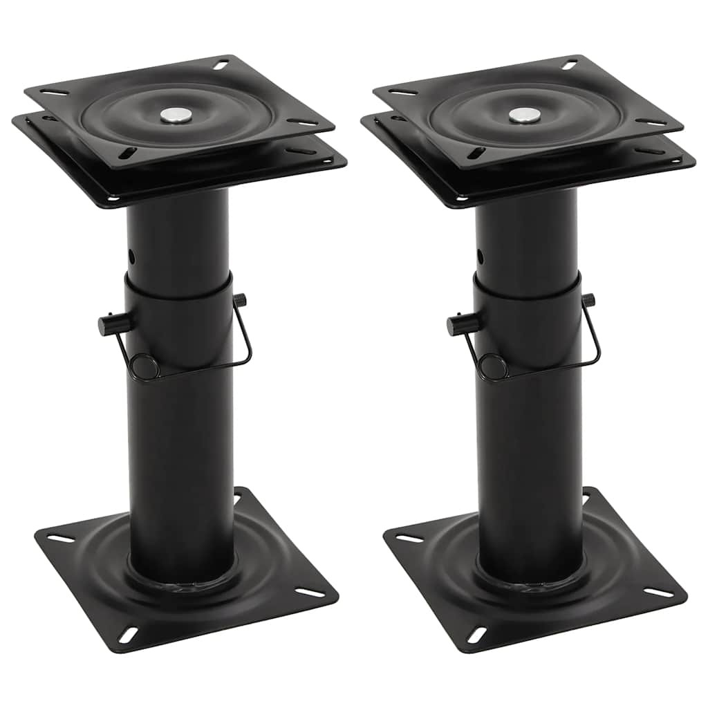 vidaXL Bootssitz-Podeste 2 Stk. 360° Drehbar Einstellbar Stahl