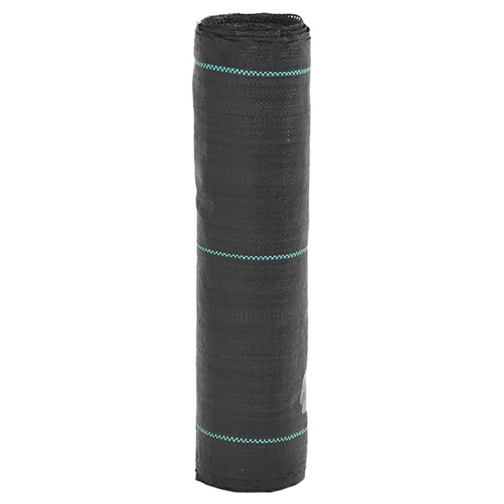 vidaXL Unkrautmembran Schwarz 0,5x100 m PP