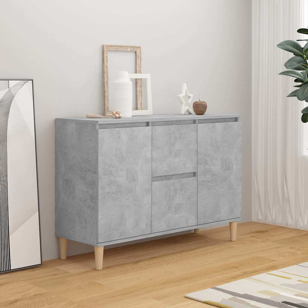 vidaXL Sideboard Betongrau 103,5x35x70 cm Holzwerkstoff