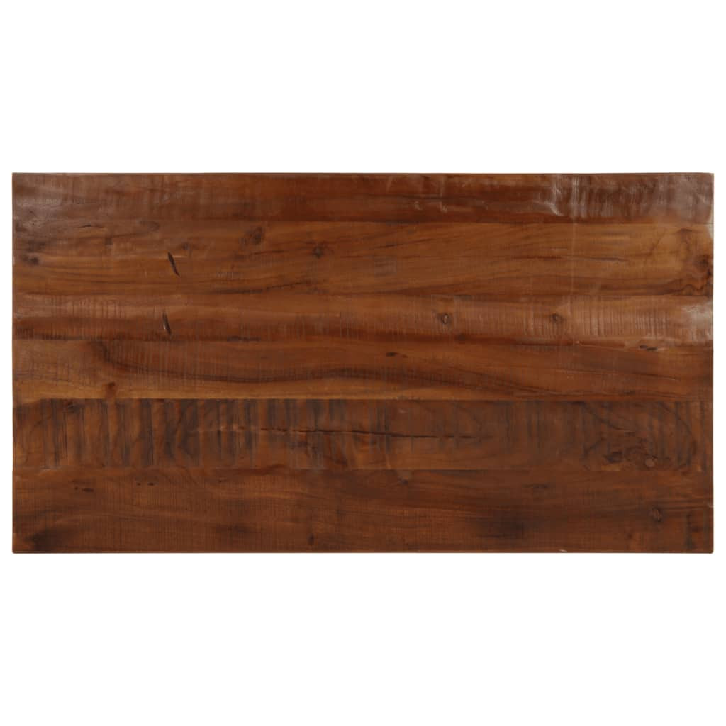 vidaXL Tischplatte 110x60x2,5 cm Rechteckig Altholz Massiv