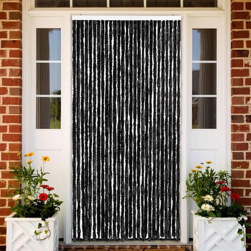 vidaXL Insektenschutz-Vorhang Anthrazit 118x220 cm Chenille