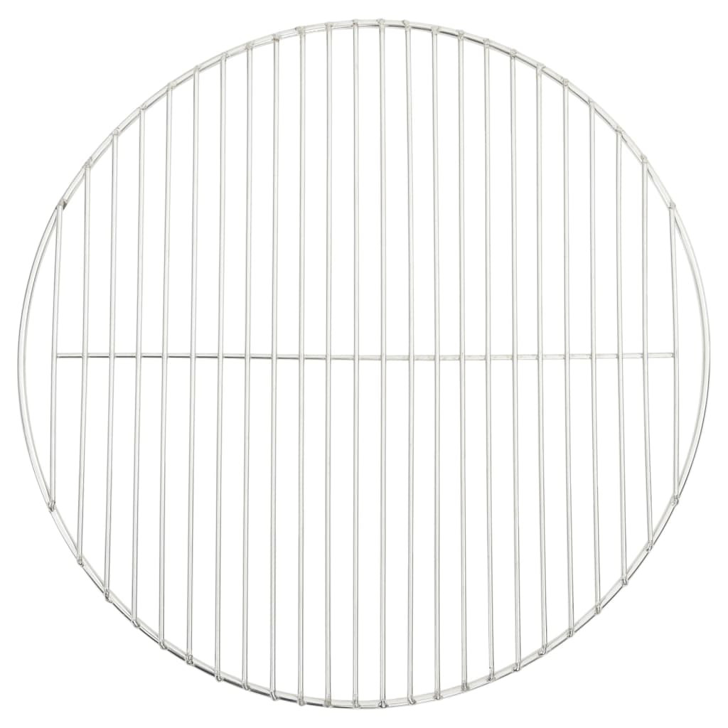 vidaXL BBQ Grillrost rund Ø37 cm 304 Edelstahl