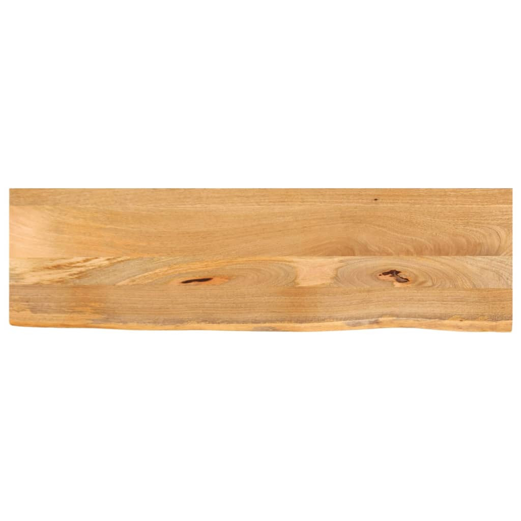 vidaXL Tischplatte mit Baumkante 110x40x3,8 cm Massivholz Mango