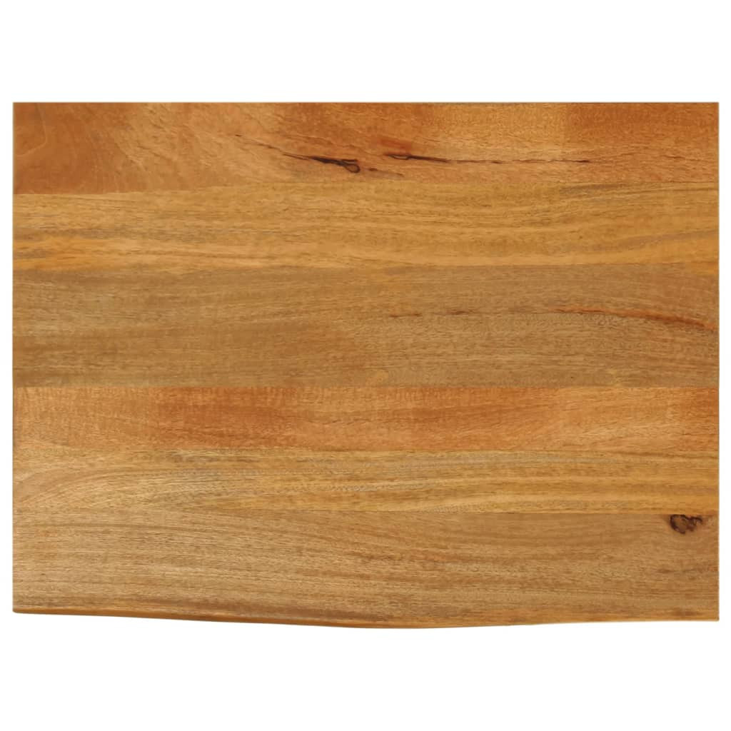 vidaXL Tischplatte mit Baumkante 90x60x2,5 cm Massivholz Mango
