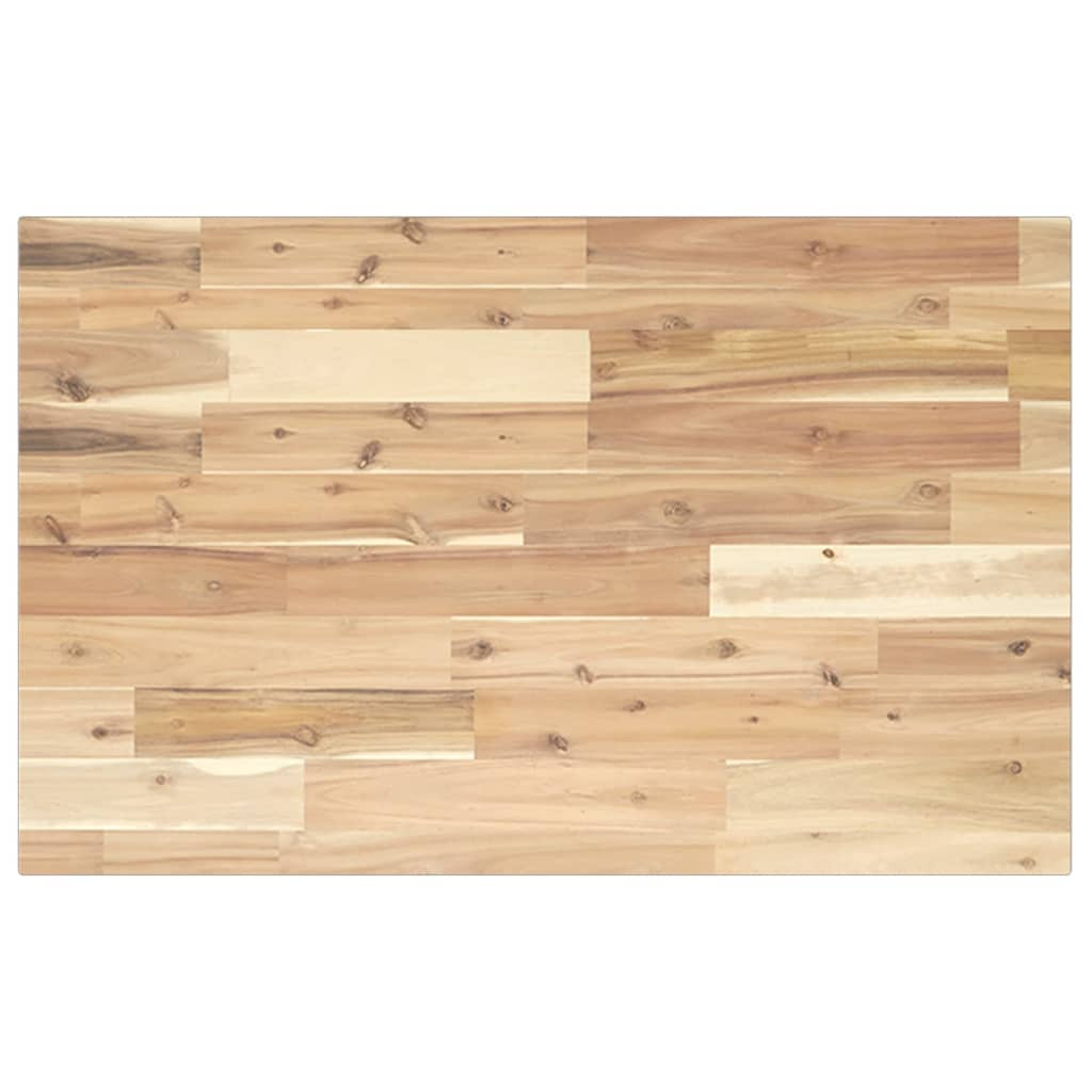 vidaXL Waschtischplatte Unbehandelt 100x50x2 cm Massivholz Akazie