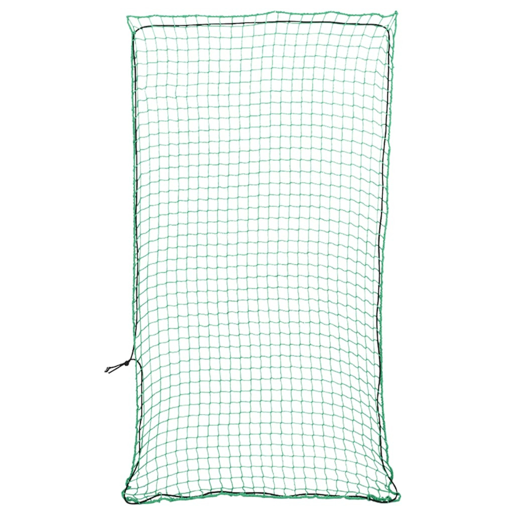 vidaXL Anhängernetz mit Gummiseil Grün 7x3,5 m PP