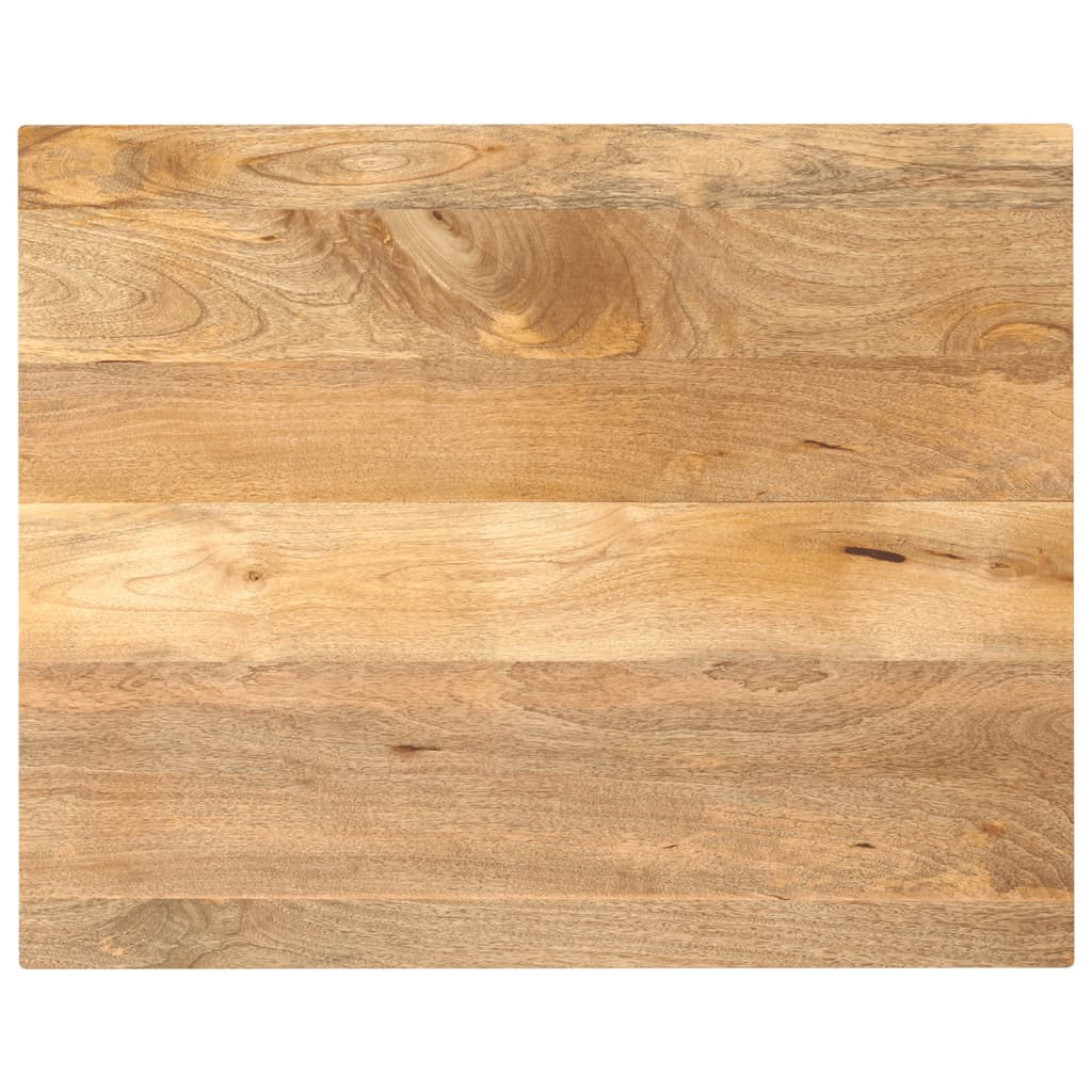 vidaXL Tischplatte 90x80x2,5 cm Rechteckig Massivholz Mango