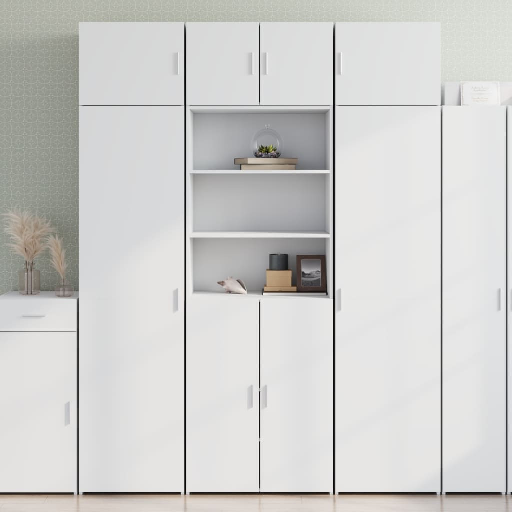 vidaXL Highboard Weiß 70x42,5x185 cm Holzwerkstoff