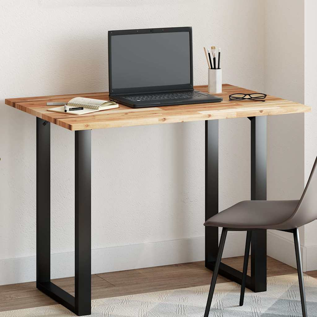 vidaXL Tischplatte Rechteckig 100x70x2 cm Massivholz Akazie