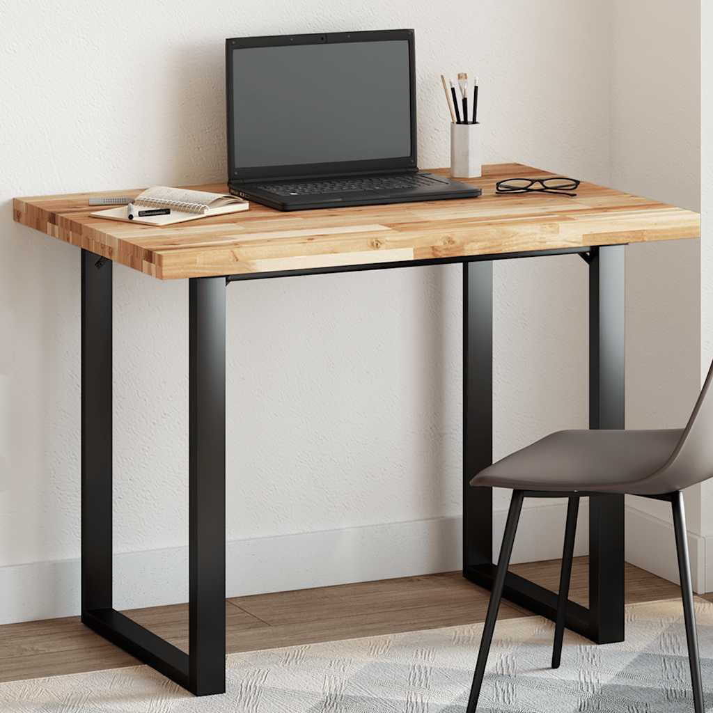 vidaXL Tischplatte Rechteckig 80x70x4 cm Massivholz Akazie