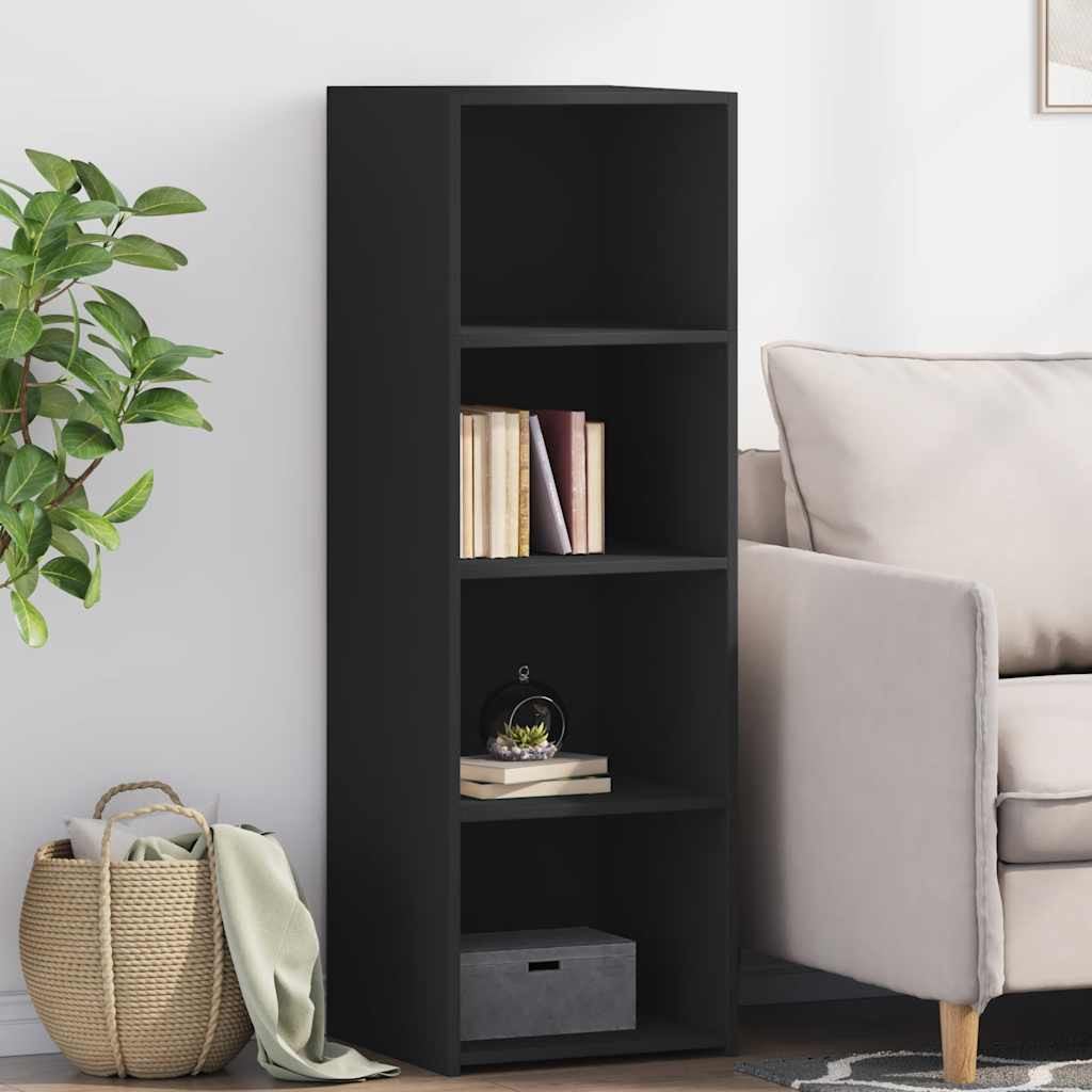 vidaXL Highboard Schwarz 40x41x124 cm Holzwerkstoff