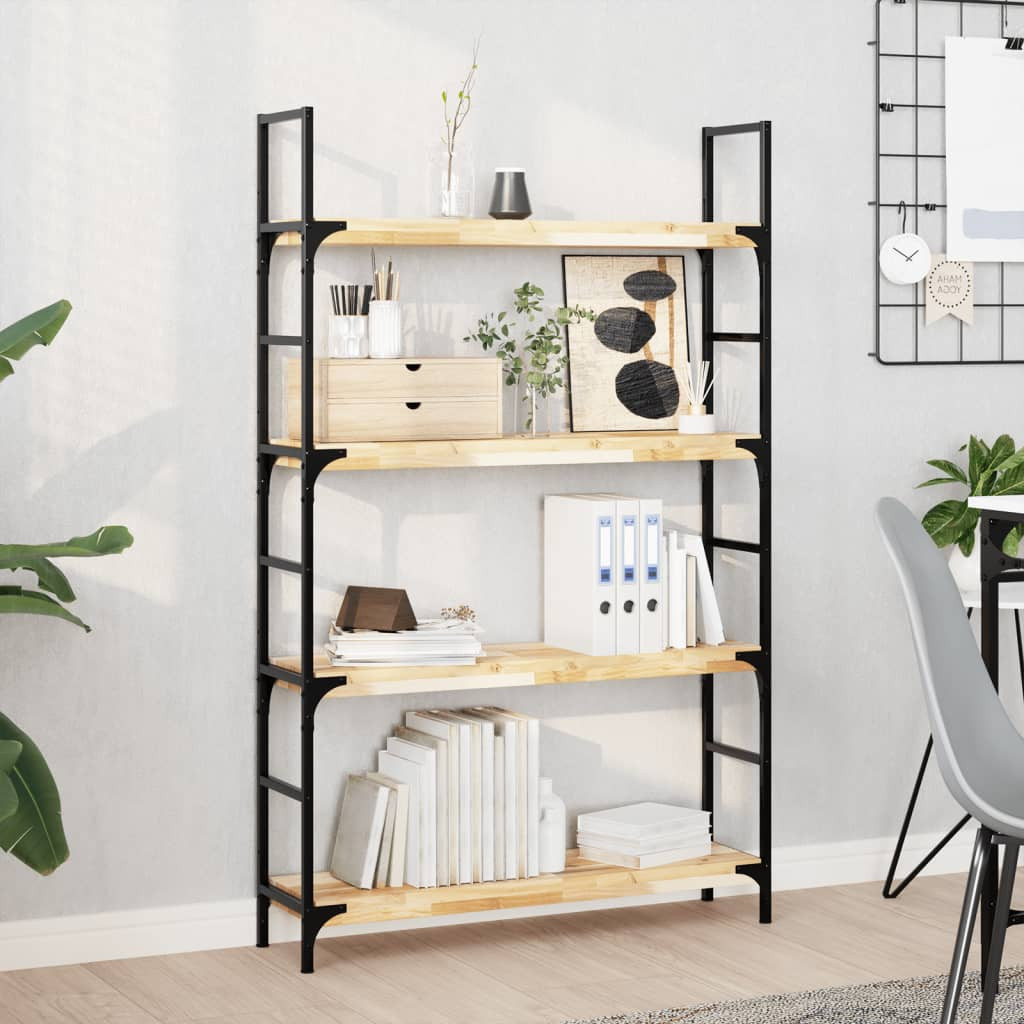 vidaXL Schweberegale 3 Stk. 100x20x4 cm Massivholz Akazie Unbehandelt