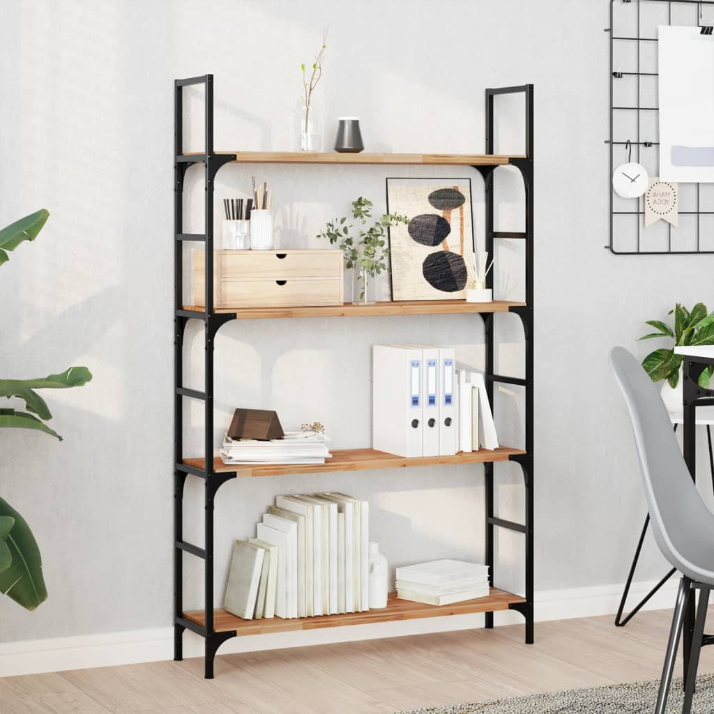 vidaXL Schweberegale 2 Stk. 80x20x2 cm Massivholz Akazie Ölbehandelt