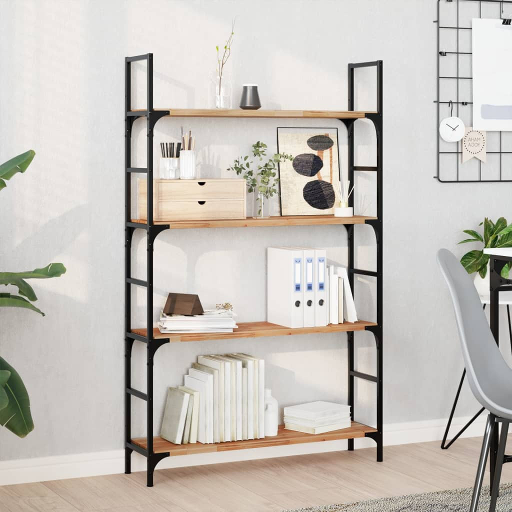 vidaXL Schweberegale 4 Stk. 100x20x2 cm Massivholz Akazie Ölbehandelt
