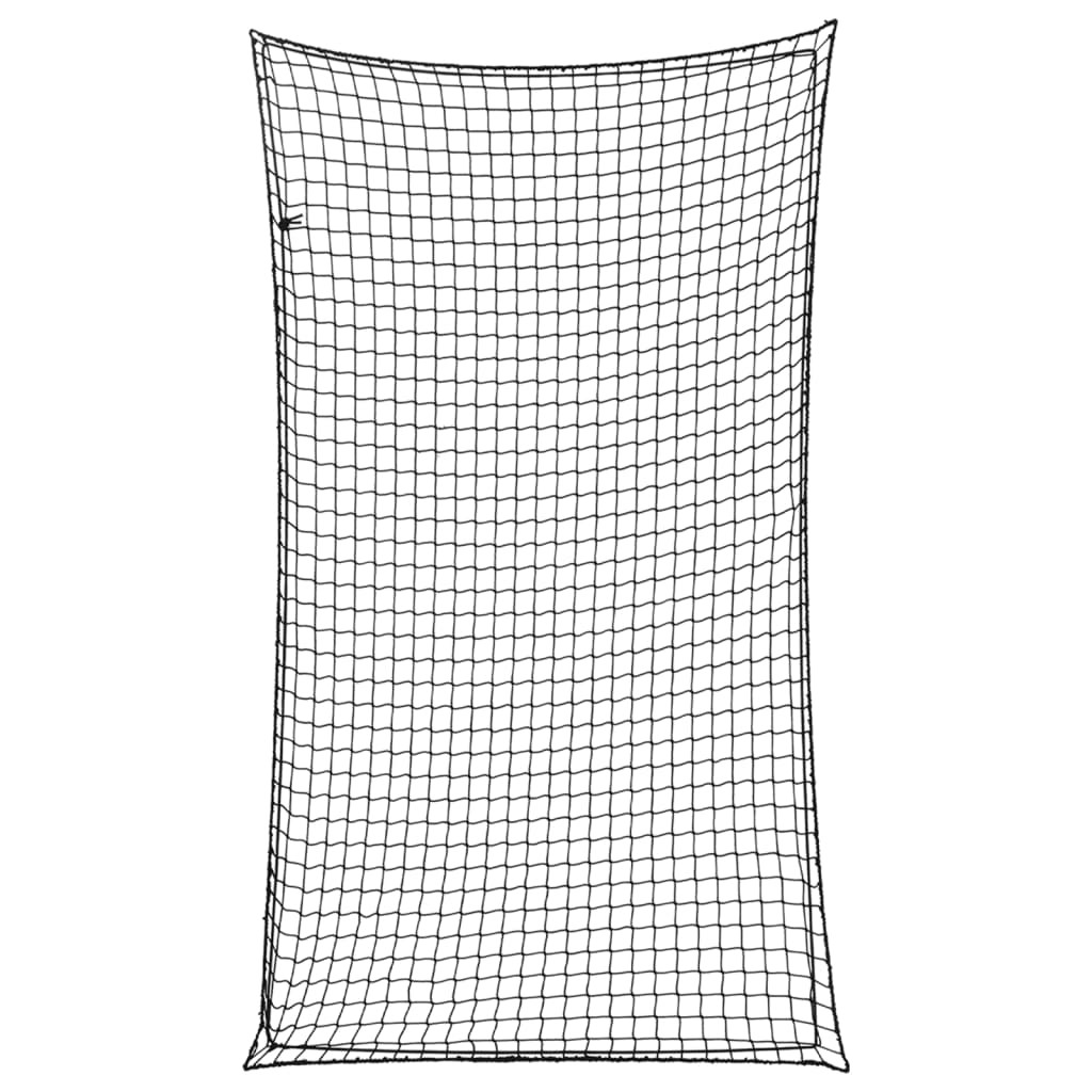 vidaXL Anhängernetz mit Gummiseil Schwarz 3,5x2 m PP