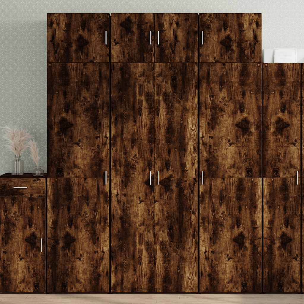 vidaXL Hochschrank Räuchereiche 70x42,5x225 cm Holzwerkstoff