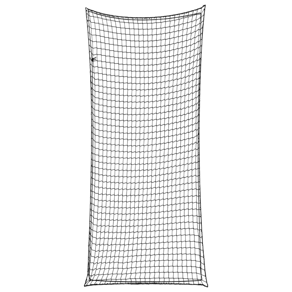 vidaXL Anhängernetz mit Gummiseil Schwarz 8x3,5 m PP