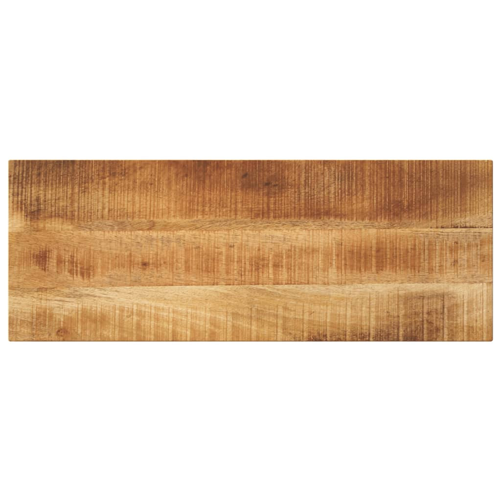 vidaXL Tischplatte 90x30x2,5 cm Rechteckig Raues Massivholz Mango